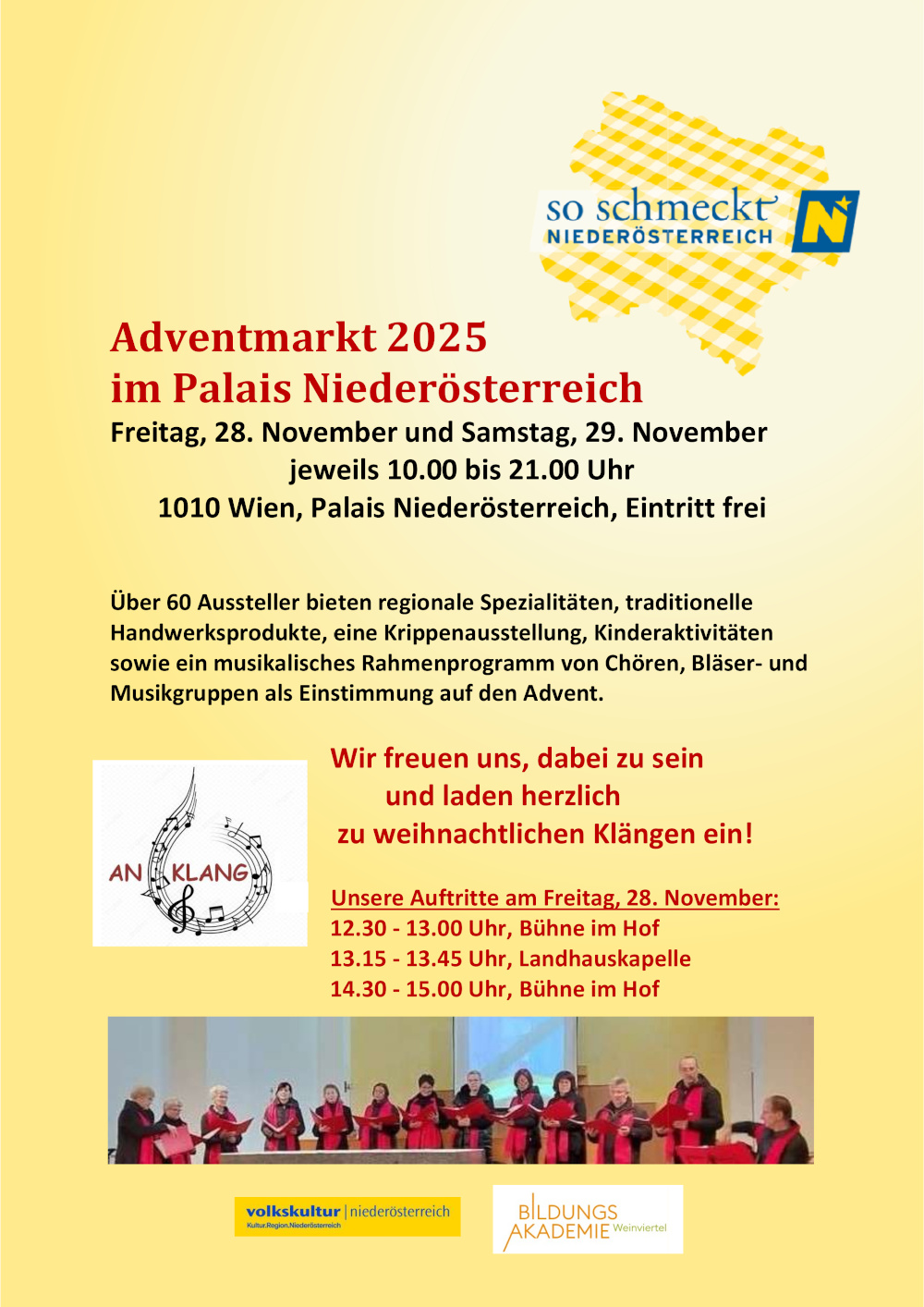 Adventmarkt 2025 - Palais NÖ