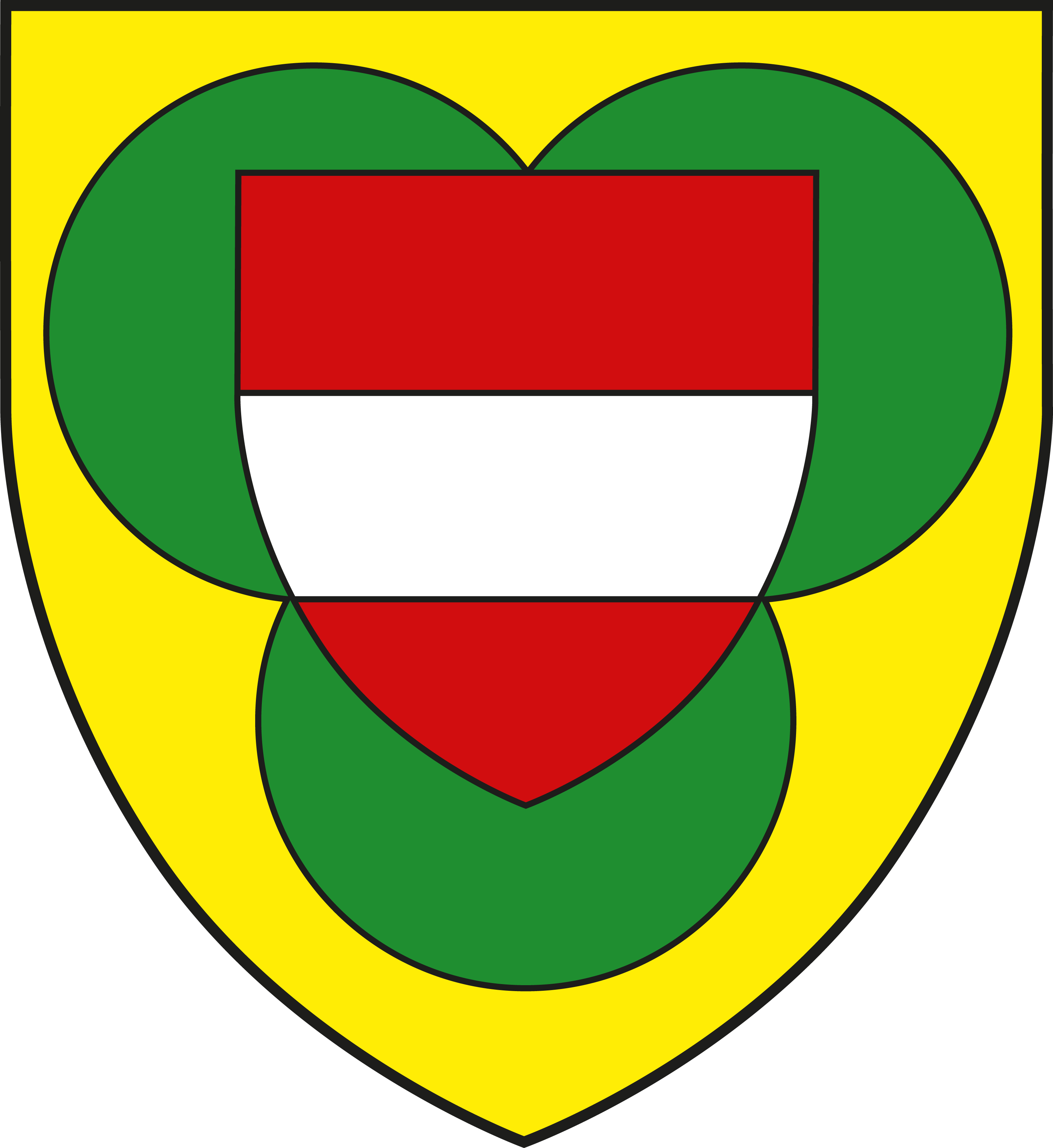 Wappen Gaweinstal Pfade